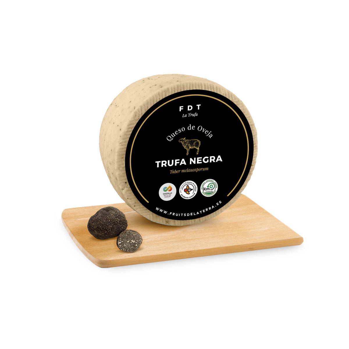 Queso madurado de leche de Oveja con Trufa Negra